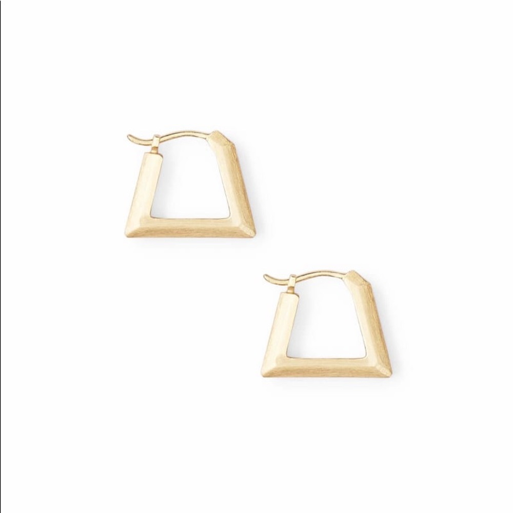 NWOT Kendra Scott Renzo Huggie Hoops in Gold